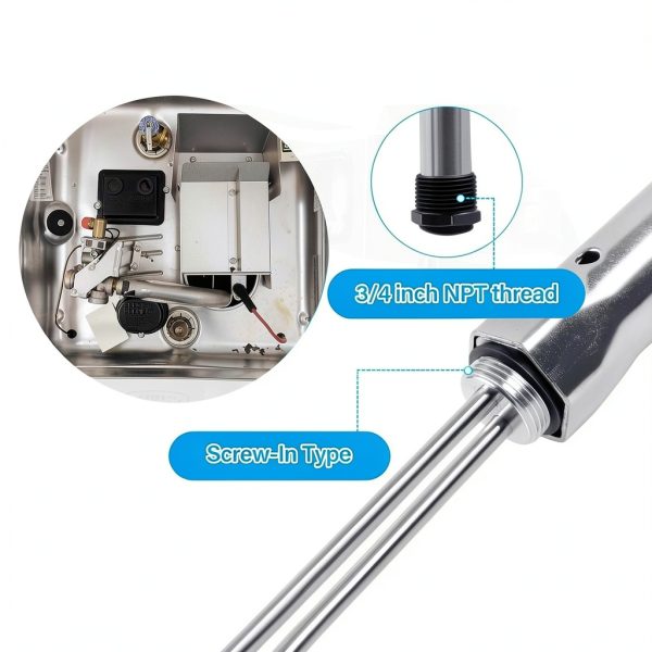 UHEGDRR RV Water Heater Elements Kit with Anode Rod & Wrench-4