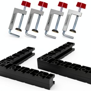 Fence Clamp Kit Milescraft 7350 Aluminum Angle Clamps for Cabinets-0