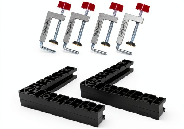 Fence Clamp Kit Milescraft 7350 Aluminum Angle Clamps for Cabinets-0