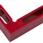 90 Degree Mini Positioning Square, Premium Precision Woodworking Carpenter Corner Tool Right Angle Clamp, for Checking Edge of Carpenter Cutting Tool for Square (Red)-0