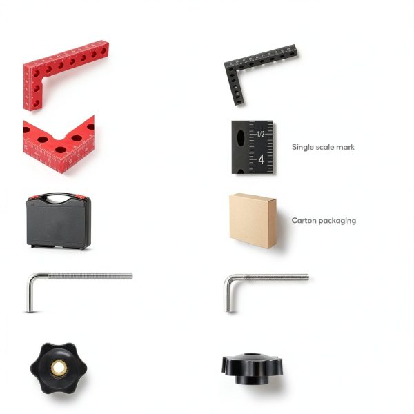 Corner Clamps for Woodworking, 90 Degree Clamp 4 Pack, 5.5"x5.5"Aluminum Alloy Corner Clamps, Right Angle Clamp, Positioning Squares for Picture Frames, Cabinets, Drawers-5